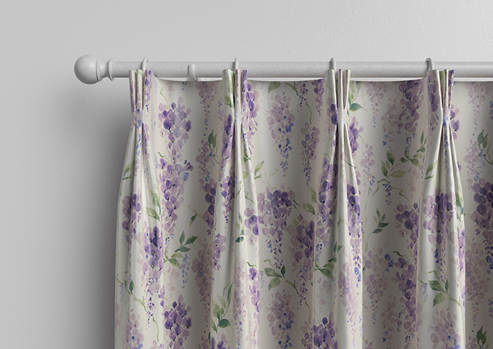 Wisteria Silk, Violet - Made to Measure Curtains - Image 11